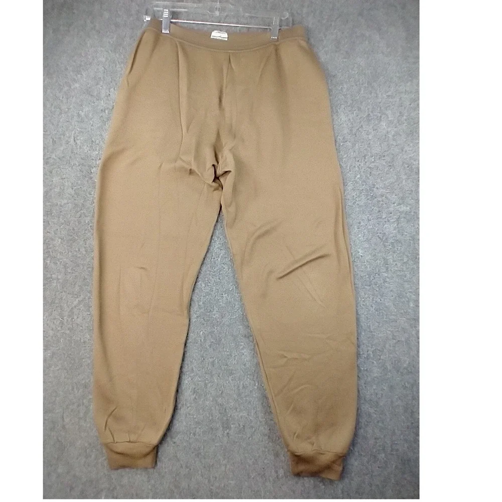 Ozark Trail Thermal Base Layer Pants Mens XXL Brown Joggers Elastic Waist